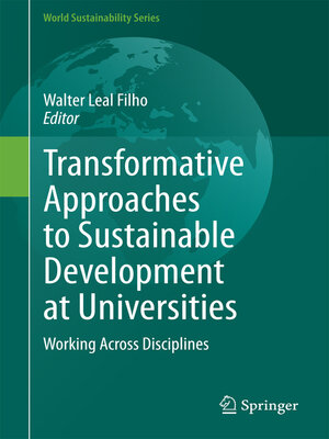 cover image of Transformative Approaches to Sustainable Development at Universities